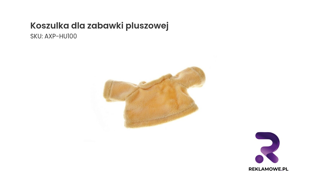 Koszulka dla zabawki pluszowej na zdjęciu