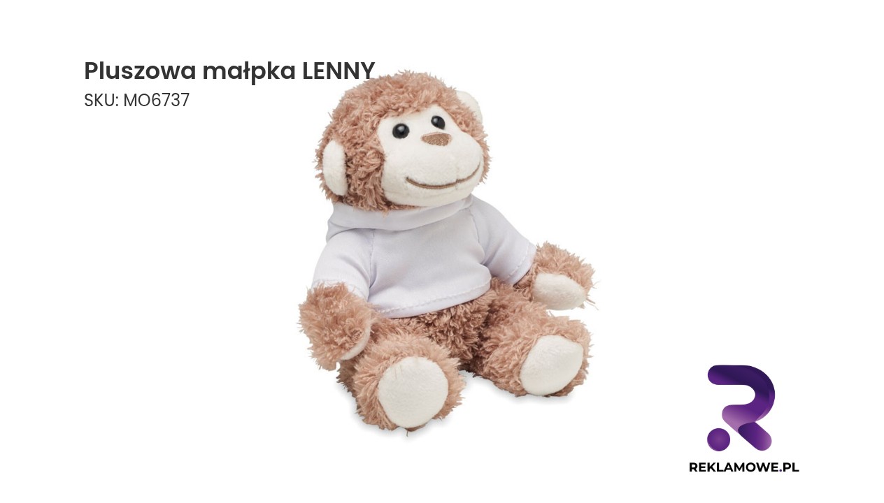Pluszowa małpka LENNY - zabawka dla dzieci