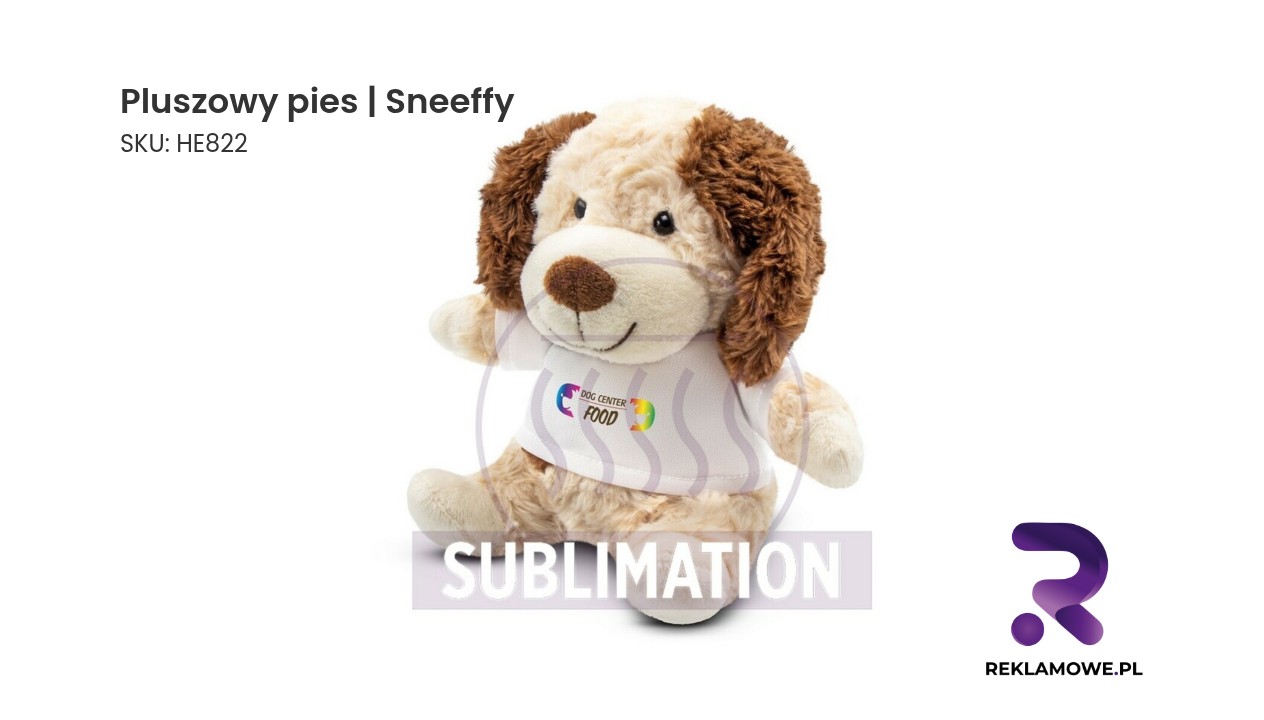 Pluszowy pies o nazwie Sneeffy