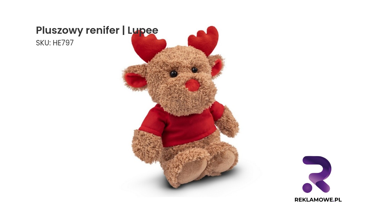 Pluszowy renifer Lupee