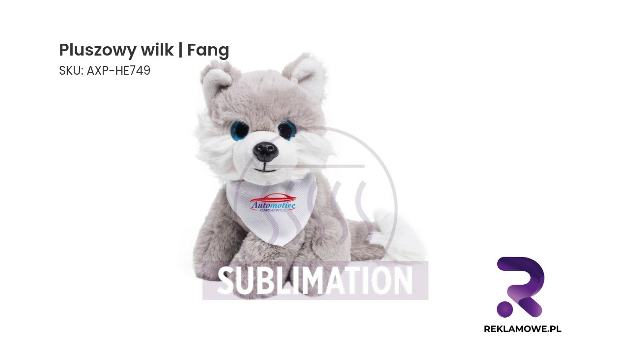 Pluszowy wilk o imieniu Fang