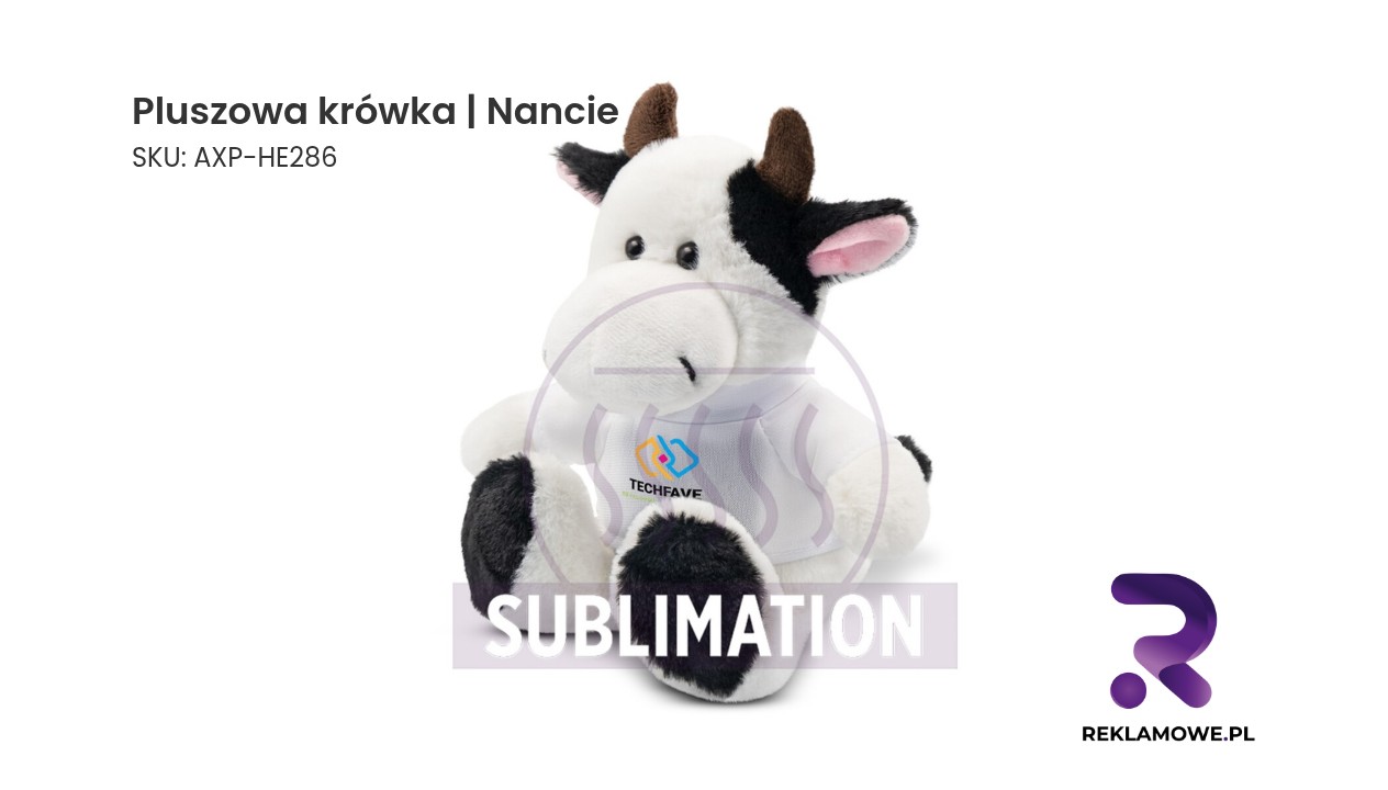 Pluszowa krówka Nancie – miękka przytulanka dla dzieci