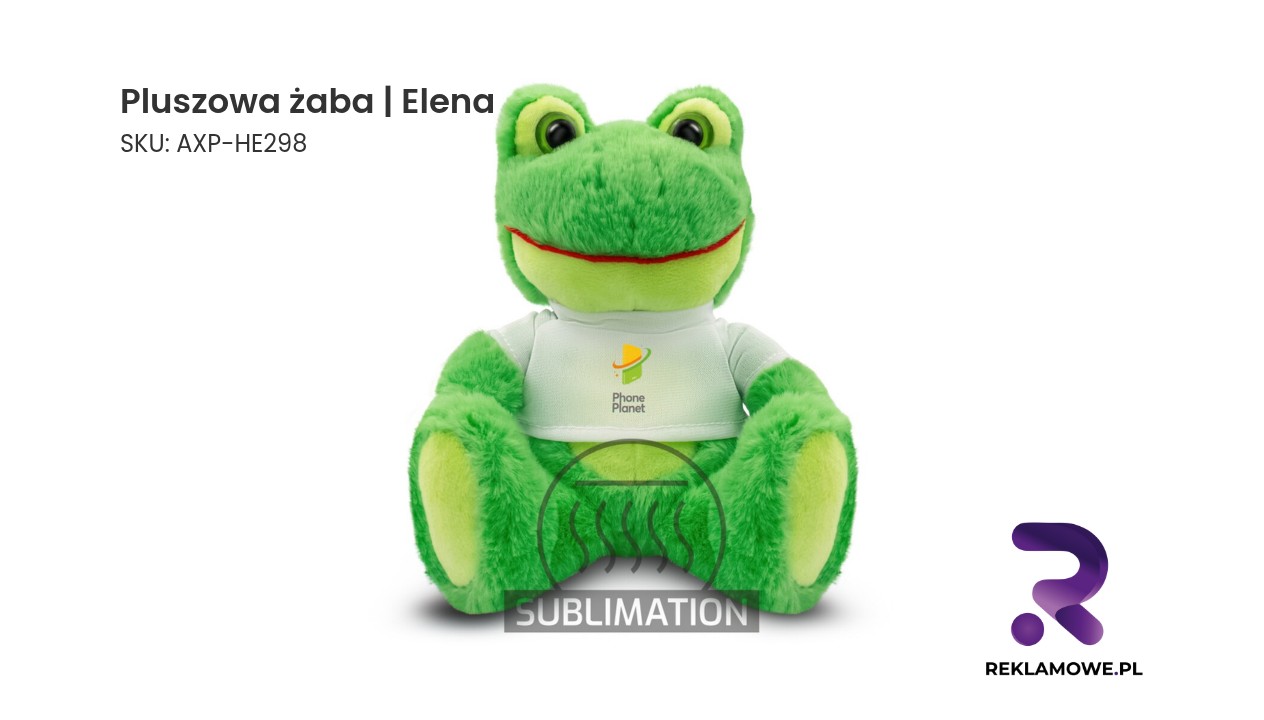 Pluszowa żaba | Elena Pluszowa żaba Elena