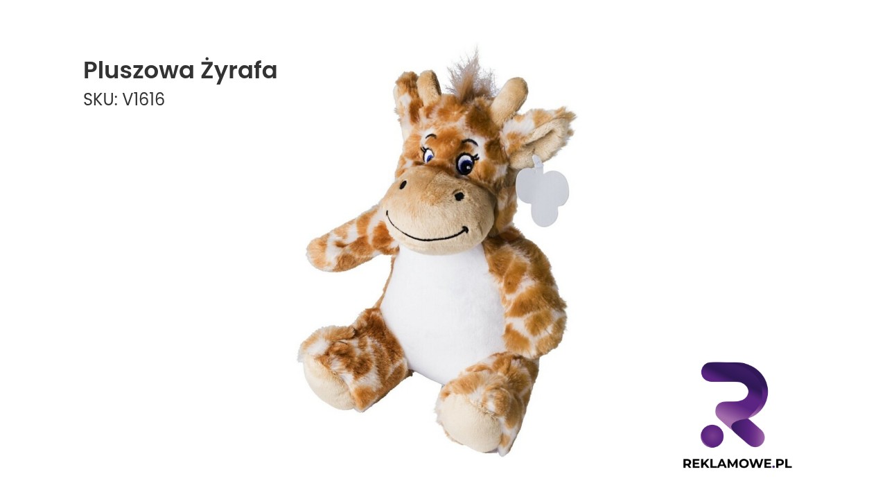 Pluszowa żyrafa idealna dla dzieci