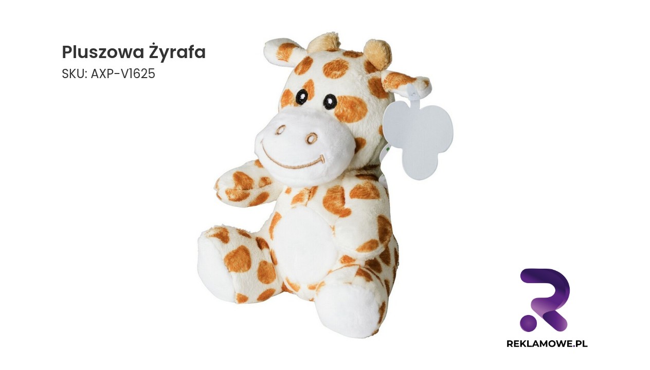 Pluszowa żyrafa - miękka przytulanka dla dzieci