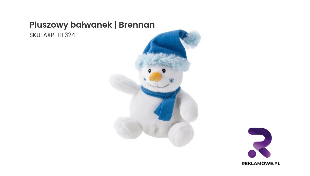 Pluszowy bałwanek firmy Brennan