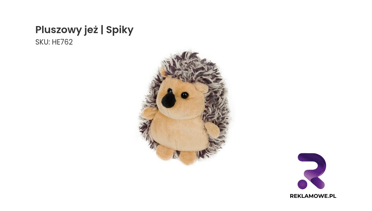 Pluszowy jeż Spiky w naturalnych barwach