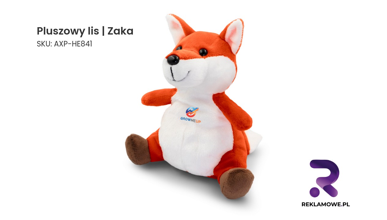 Pluszowy lis | Zaka Pluszowy lis Zaka – miękka przytulanka dla dzieci