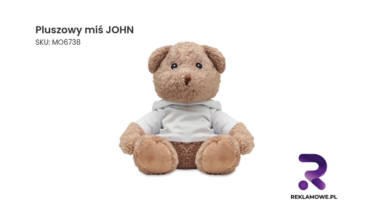 Pluszowy miś JOHN - miękka przytulanka dla dzieci