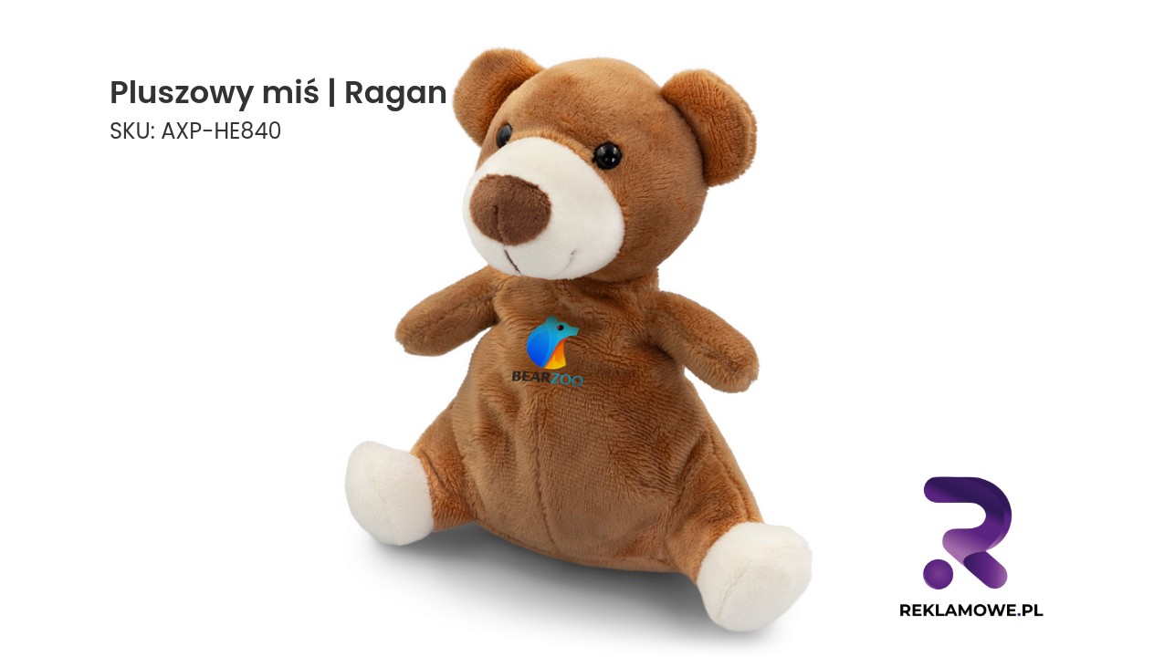 Pluszowy miś Ragan – miękka przytulanka dla dzieci