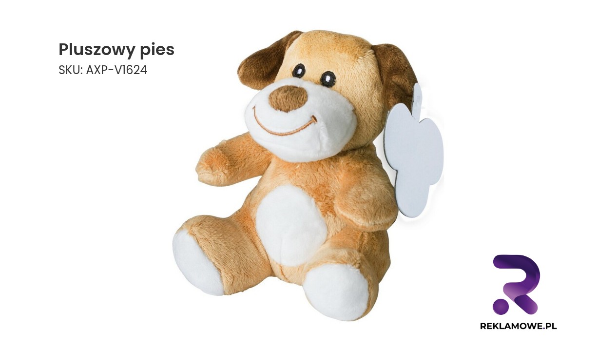 Pluszowy pies Pluszowy pies w naturalnej pozie